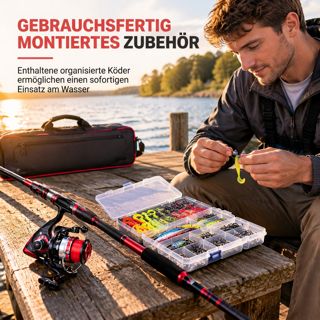 ⏳Begrenzte Zeit 50% Rabatt💥4-teiliges Glasfaser-Meerangelrute zum Weitwurf von Ködern