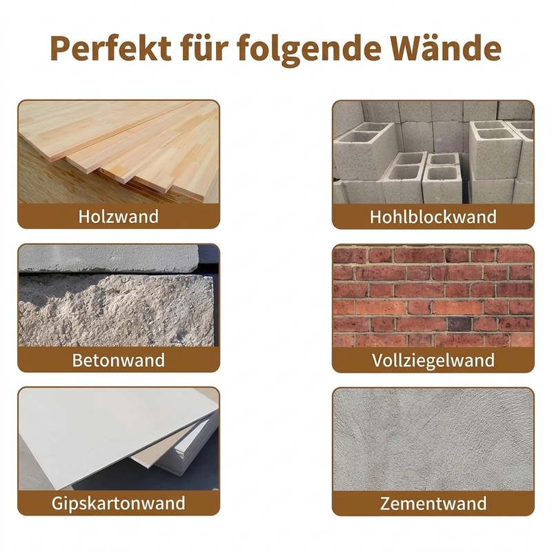 ⏳Begrenzte Zeit 50% Rabatt💥Selbstbohrende Trockenbau-Dübel mit Schrauben Set