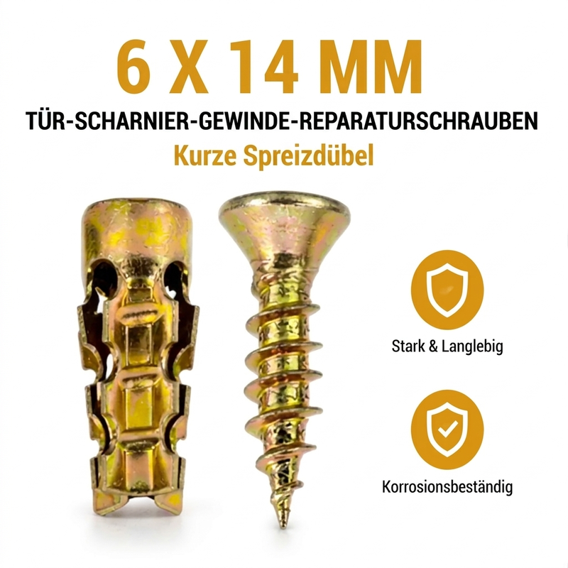 ⏳Begrenzte Zeit 50% Rabatt💥Selbstbohrende Trockenbau-Dübel mit Schrauben Set