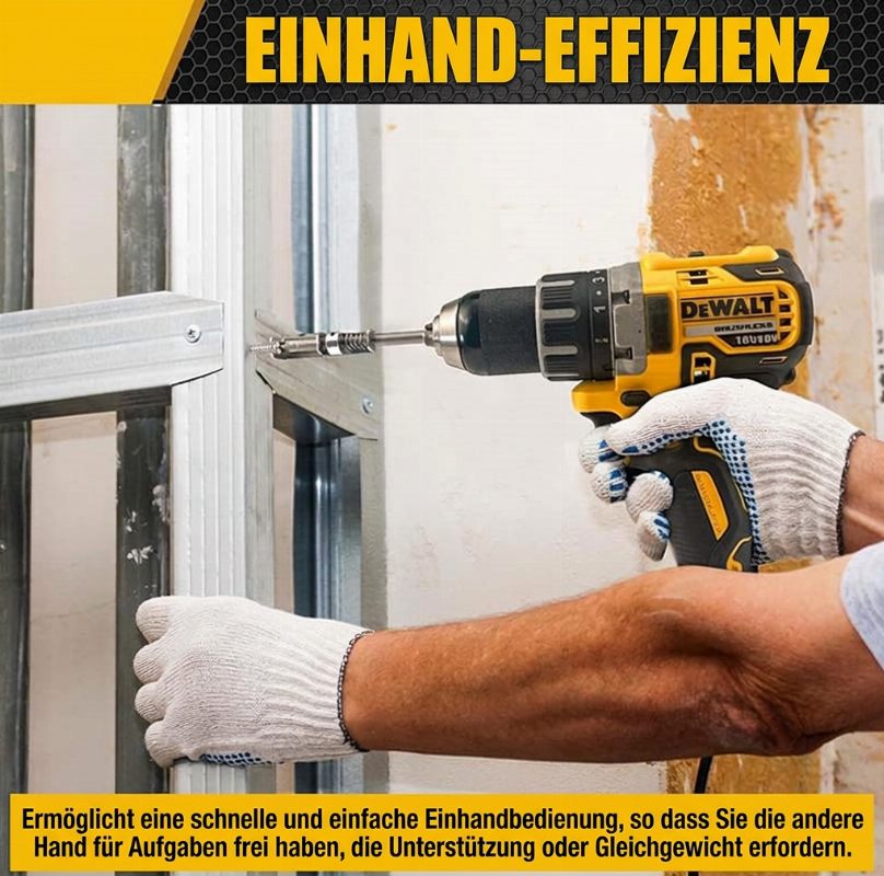 ⏳Begrenzte Zeit 50% Rabatt💥Federunterstützter Schraubenhalter-Bit