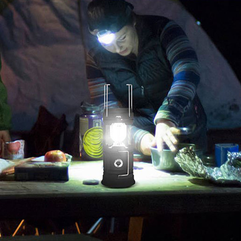 ⏳Begrenzte Zeit 50% Rabatt💥Solarbetriebene versenkbare Campingleuchte