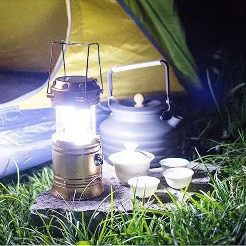 ⏳Begrenzte Zeit 50% Rabatt💥Solarbetriebene versenkbare Campingleuchte