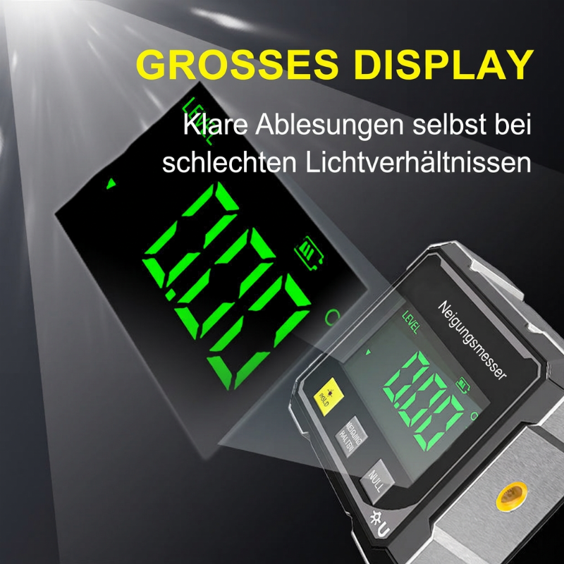 ⏳Begrenzte Zeit 50% Rabatt📐 4-seitige magnetische digitale Winkelmessgerät mit Laser