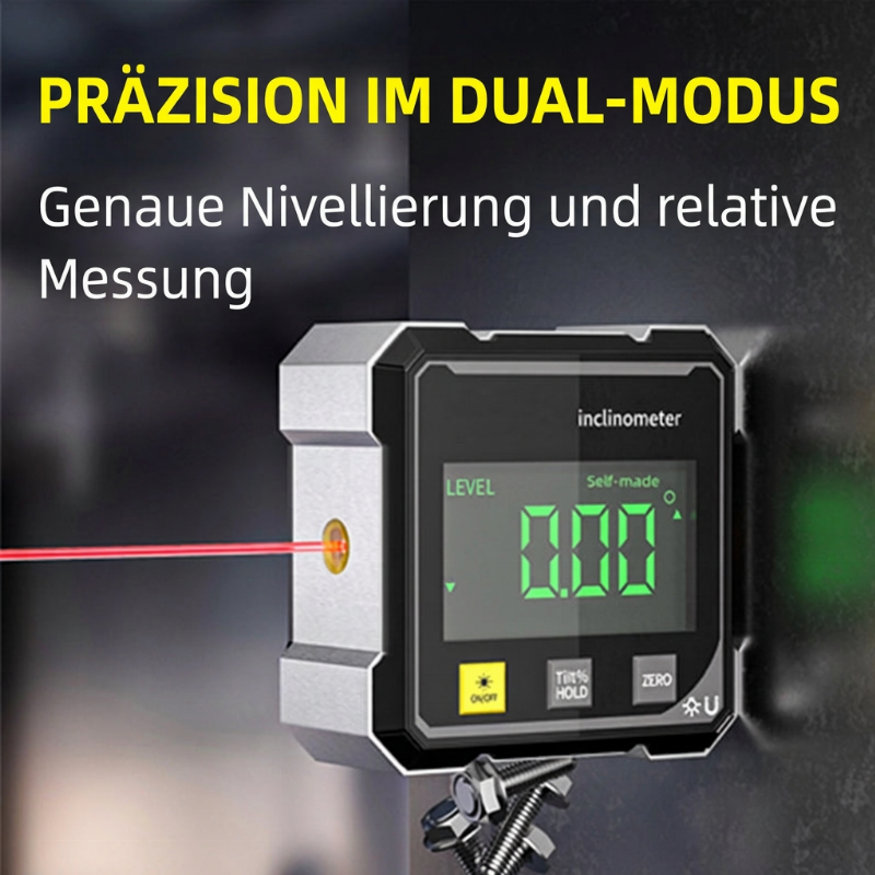 ⏳Begrenzte Zeit 50% Rabatt📐 4-seitige magnetische digitale Winkelmessgerät mit Laser
