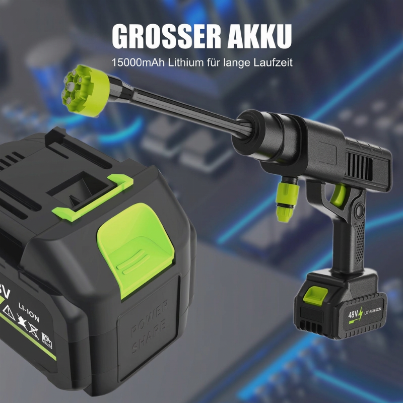 🎁 Begrenzte Zeit 50% Rabatt 🚗 Kabellose Hochdruckreiniger — Auto, Haus und Garten 💦