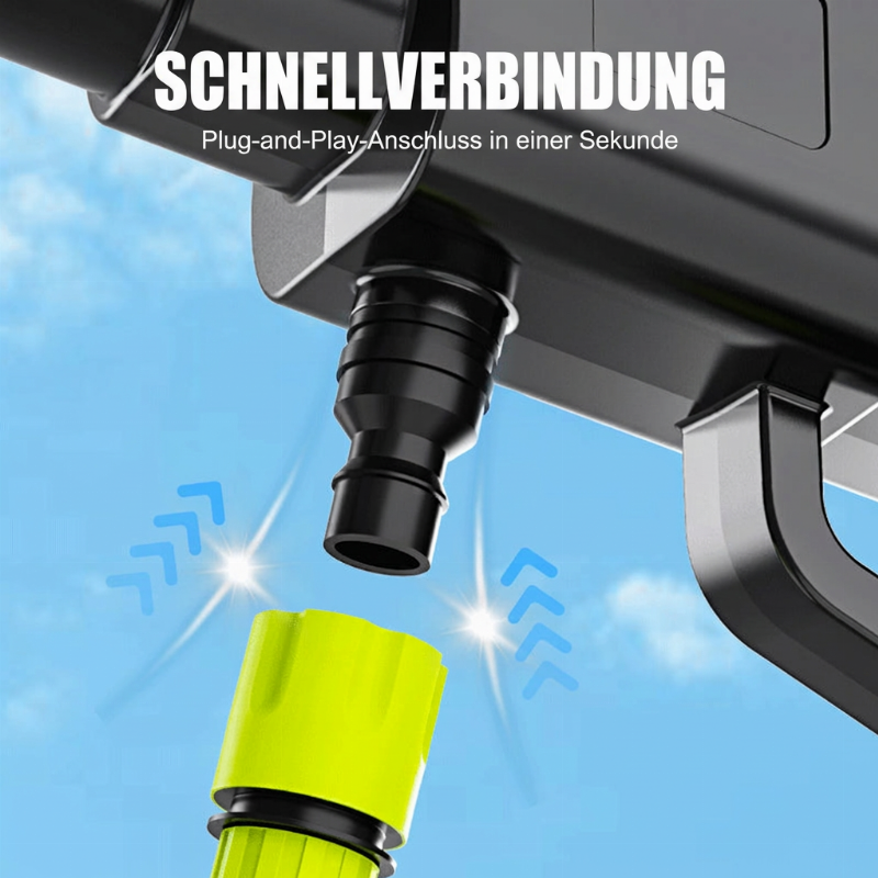 🎁 Begrenzte Zeit 50% Rabatt 🚗 Kabellose Hochdruckreiniger — Auto, Haus und Garten 💦