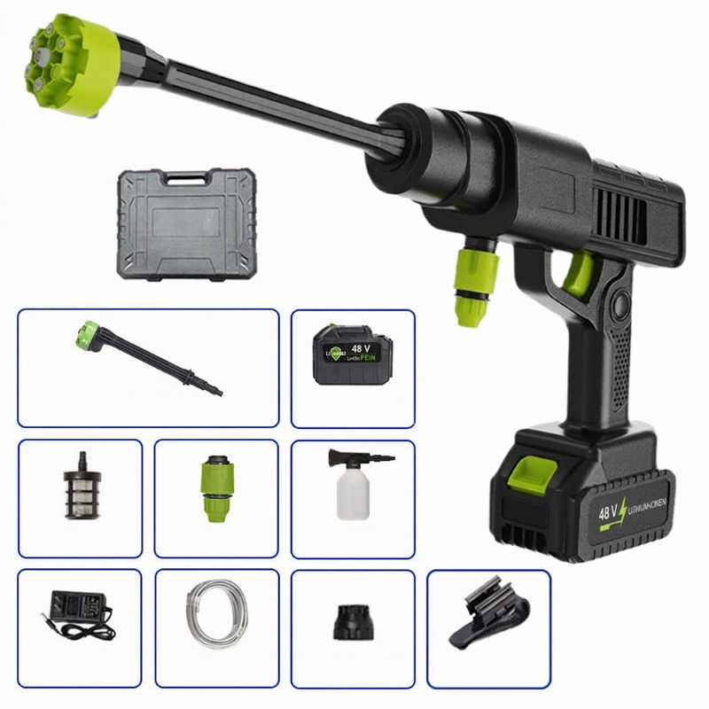 🎁 Begrenzte Zeit 50% Rabatt 🚗 Kabellose Hochdruckreiniger — Auto, Haus und Garten 💦