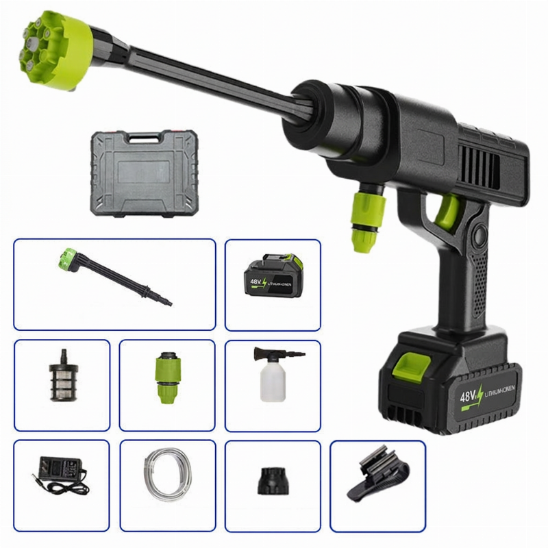 🎁 Begrenzte Zeit 50% Rabatt 🚗 Kabellose Hochdruckreiniger — Auto, Haus und Garten 💦