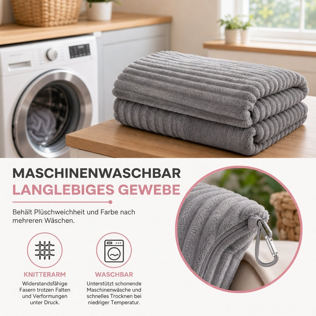 🎒 Begrenzte Zeit 50% Rabatt ✈️ 2-in-1 Reiseplaid aus Flanell