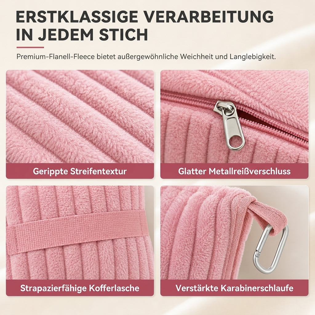 🎒 Begrenzte Zeit 50% Rabatt ✈️ 2-in-1 Reiseplaid aus Flanell