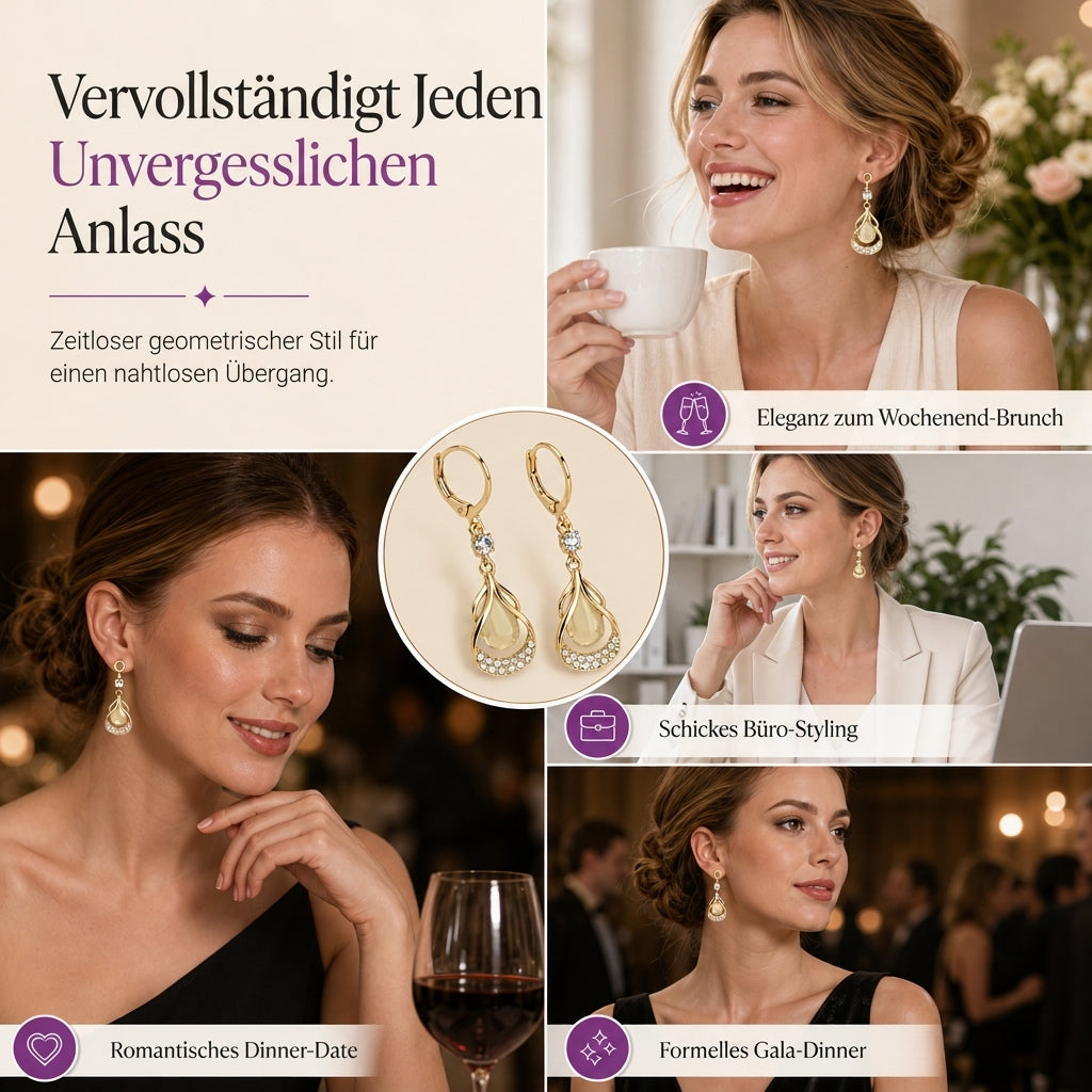 ☁️ Begrenzte Zeit 50% Rabatt 💎 Elegante Ohrhänger mit Strass-Tropfen