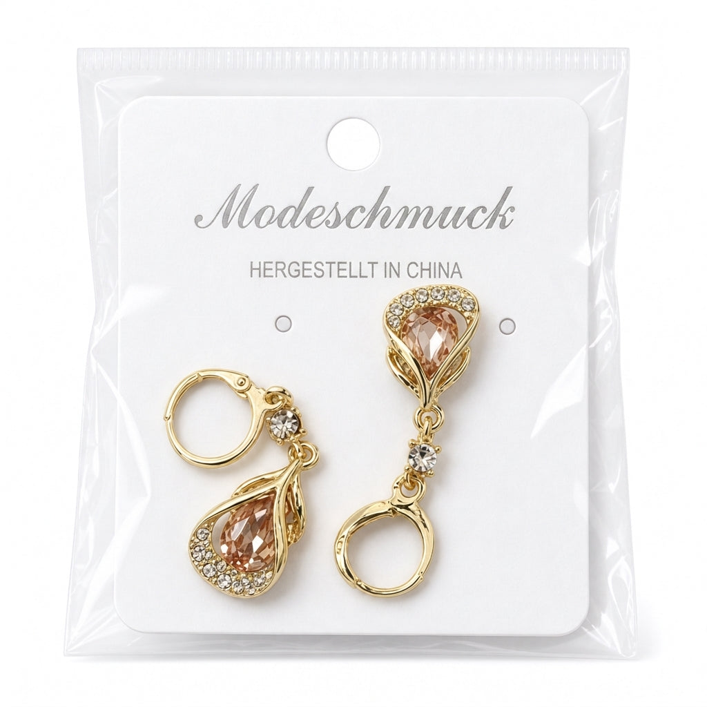 ☁️ Begrenzte Zeit 50% Rabatt 💎 Elegante Ohrhänger mit Strass-Tropfen