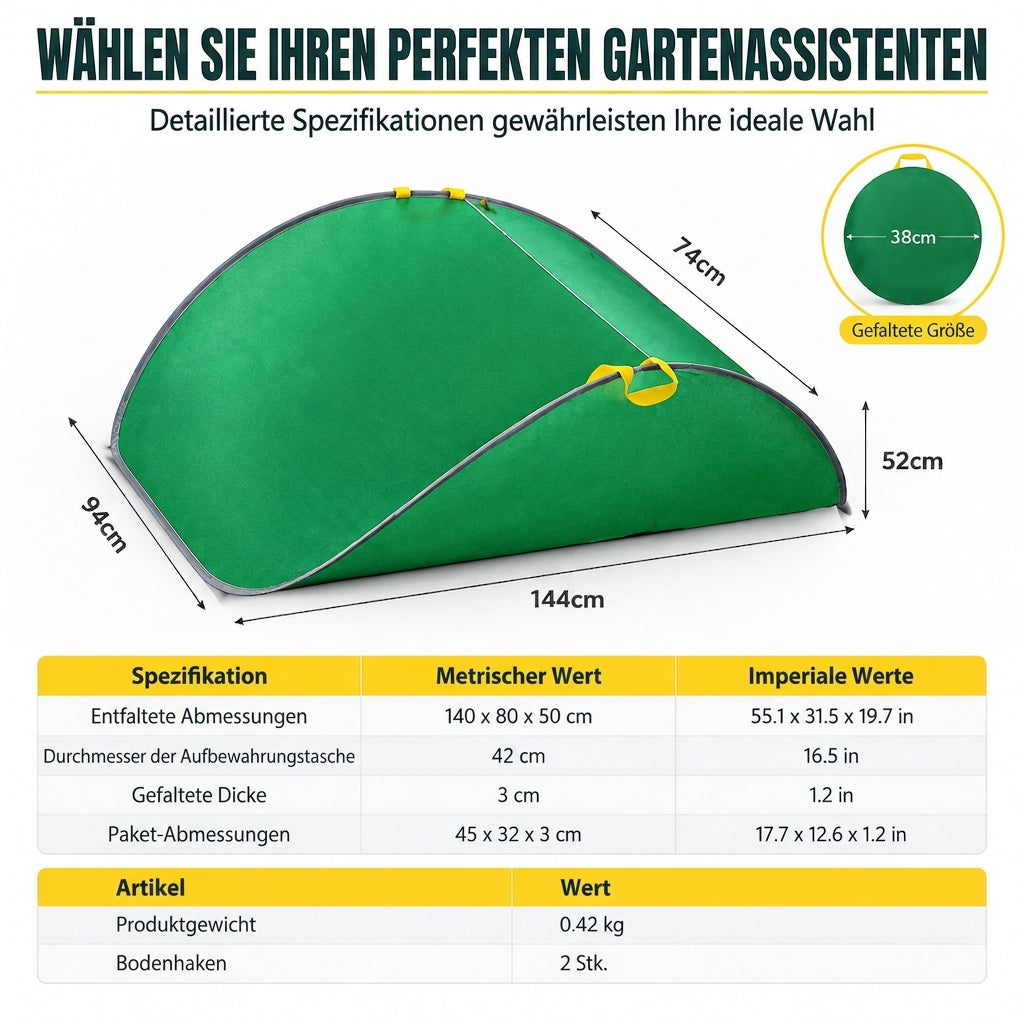 💪 Begrenzte Zeit 50% Rabatt 🍂 Tragbarer Pop-up-Laubsammler und wiederverwendbarer Gartenabfallsack
