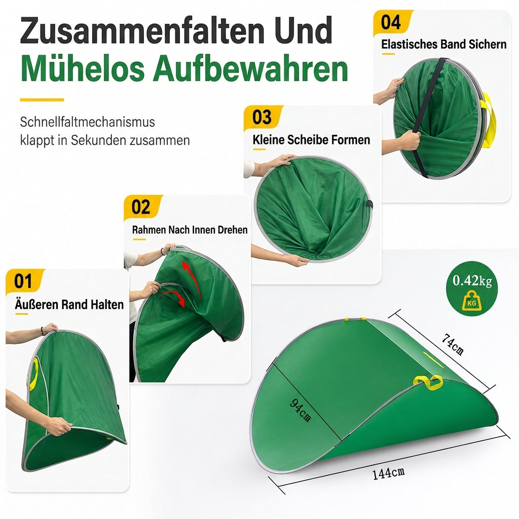 💪 Begrenzte Zeit 50% Rabatt 🍂 Tragbarer Pop-up-Laubsammler und wiederverwendbarer Gartenabfallsack