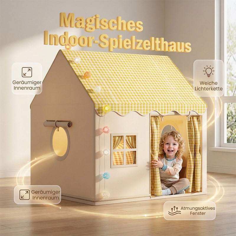 🎨 Begrenzte Zeit 50% Rabatt 🏡Traum-Spielzelt für Kinder