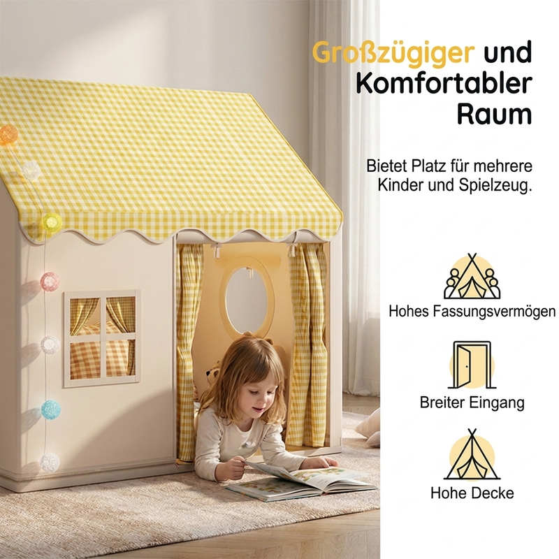 🎨 Begrenzte Zeit 50% Rabatt 🏡Traum-Spielzelt für Kinder