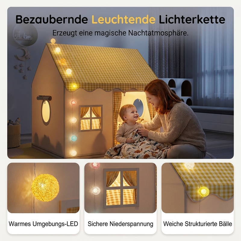 🎨 Begrenzte Zeit 50% Rabatt 🏡Traum-Spielzelt für Kinder