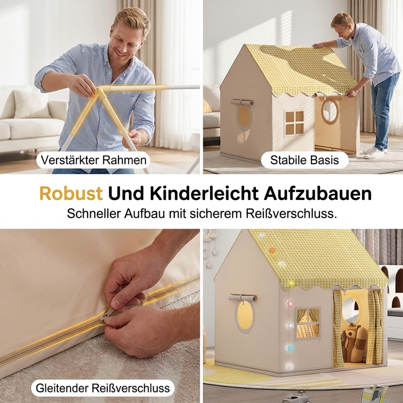 🎨 Begrenzte Zeit 50% Rabatt 🏡Traum-Spielzelt für Kinder