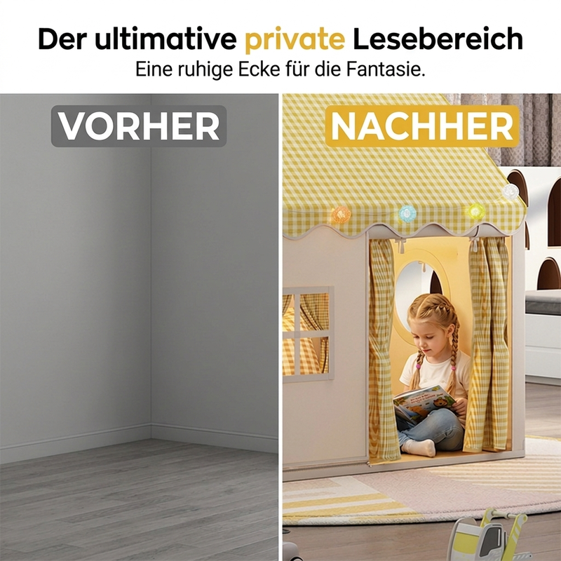 🎨 Begrenzte Zeit 50% Rabatt 🏡Traum-Spielzelt für Kinder