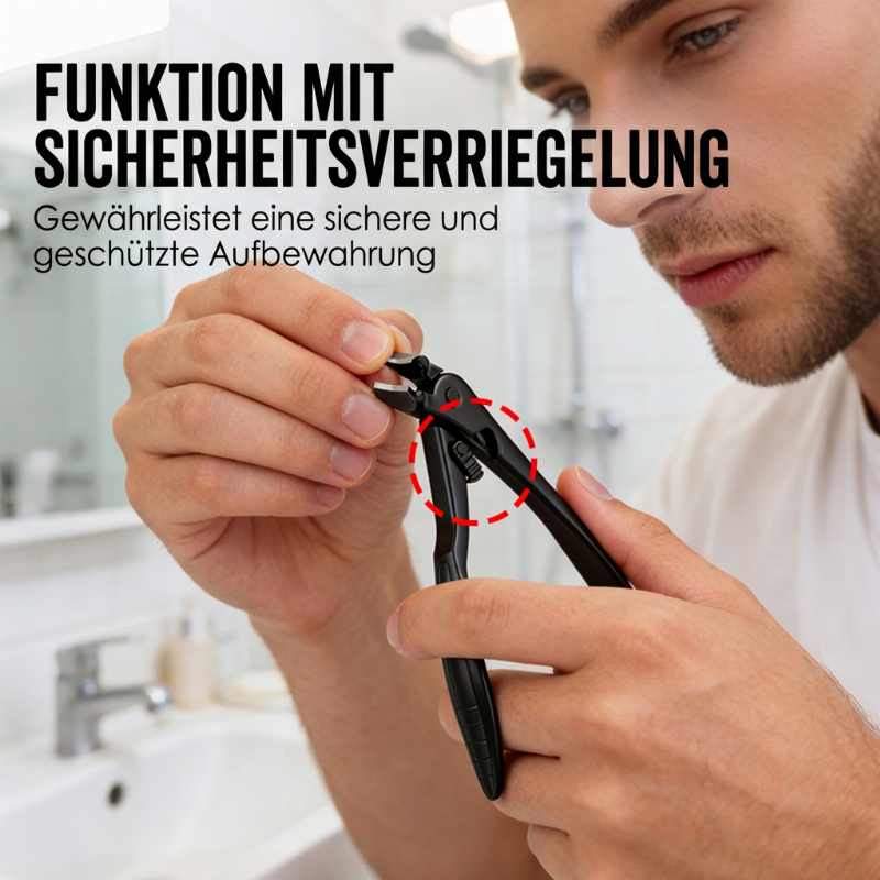 ✂️ Begrenzte Zeit 50% Rabatt 💪 Spritzwassergeschützter Nagelknipser aus Edelstahl