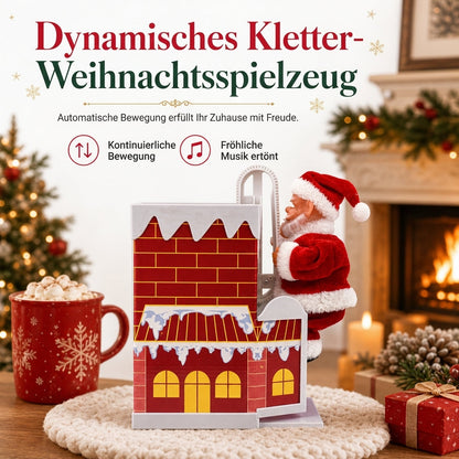 🎶 Begrenzte Zeit 50% Rabatt 🎅 Elektrischer Weihnachtsmann Spielzeug mit Musik, animiertes Tanz- und Wackelfigur, für Weihnachten und als Geschenk