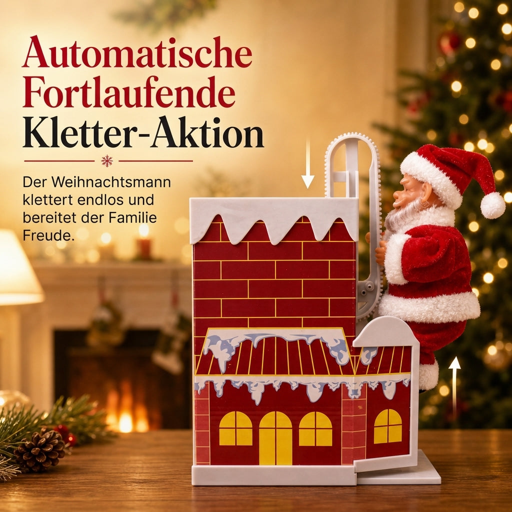 🎶 Begrenzte Zeit 50% Rabatt 🎅 Elektrischer Weihnachtsmann Spielzeug mit Musik, animiertes Tanz- und Wackelfigur, für Weihnachten und als Geschenk