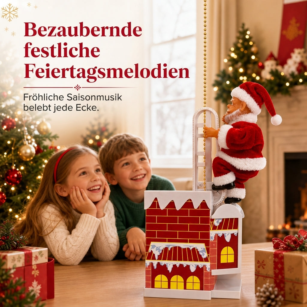 🎶 Begrenzte Zeit 50% Rabatt 🎅 Elektrischer Weihnachtsmann Spielzeug mit Musik, animiertes Tanz- und Wackelfigur, für Weihnachten und als Geschenk