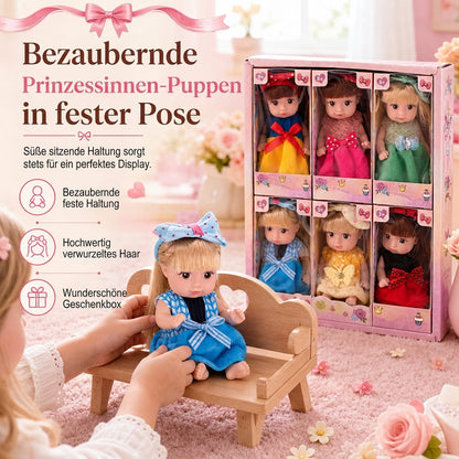 👑 Begrenzte Zeit 50% Rabatt 🎀 Realistisches Spielset mit Mädchenpuppe