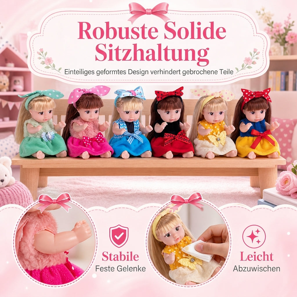 👑 Begrenzte Zeit 50% Rabatt 🎀 Realistisches Spielset mit Mädchenpuppe